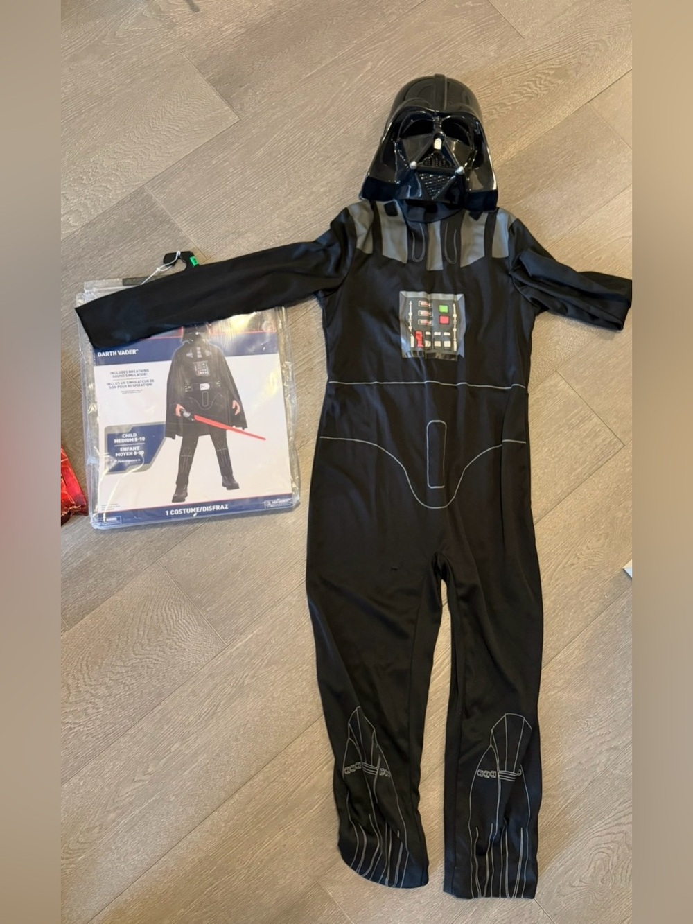 Star Wars Darth Vader Child Costume Size 8-10